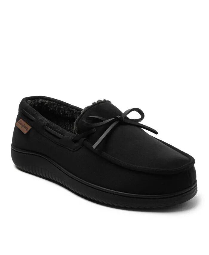 

Мужские мокасины Pierce Microsuede, домашние тапочки Dearfoams, черный