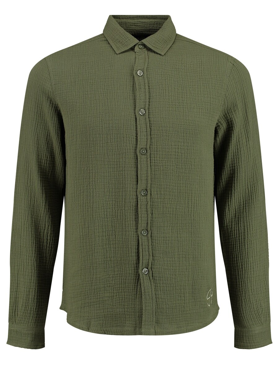 

Повседневная рубашка Key Largo Regular fit Button Up Shirt MSH FINCA, темно-зеленый