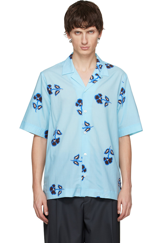 

Paul Smith Рубашка с коротким рукавом «Трехцветок»