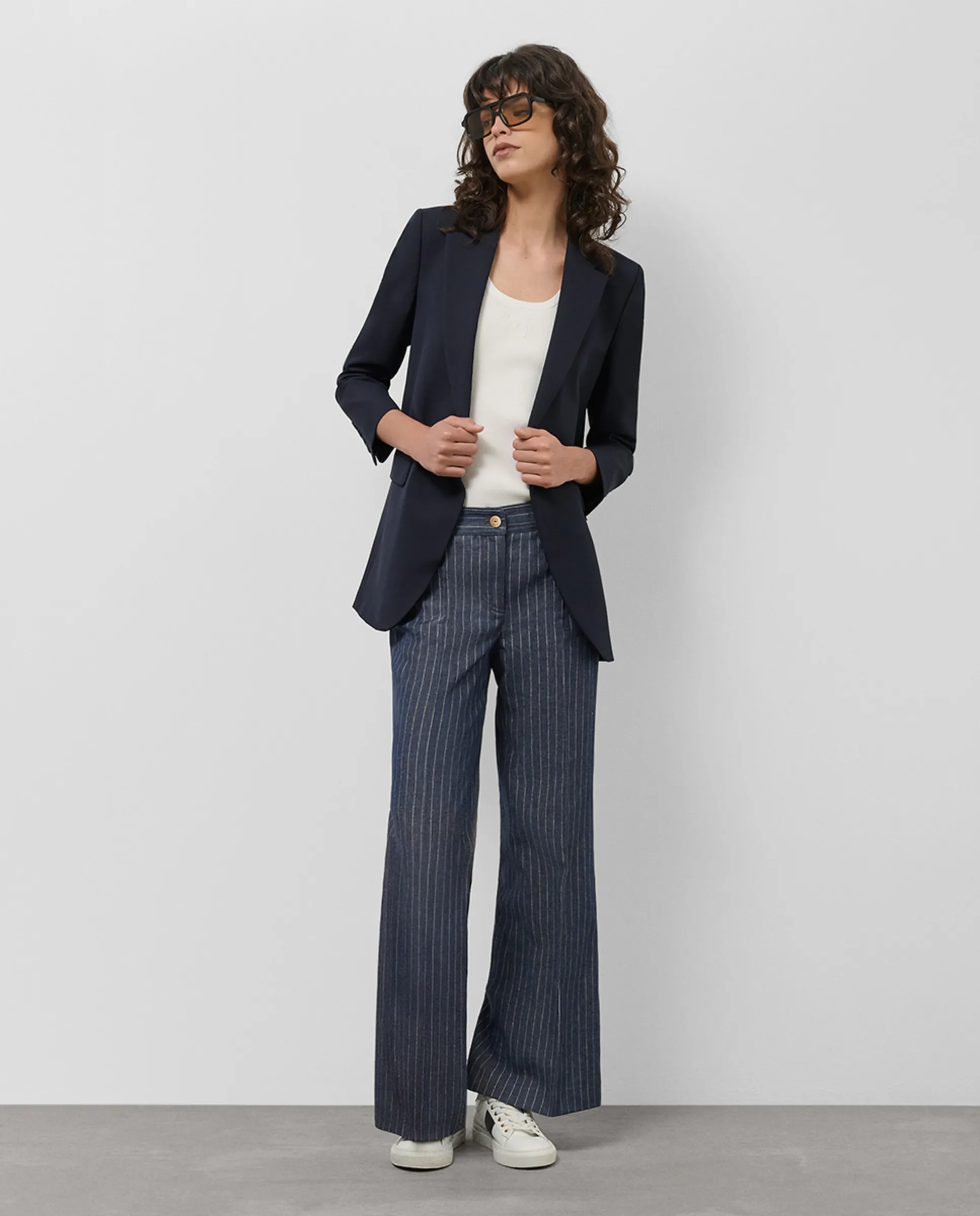 

Женские прямые джинсовые брюки Roberto Verino, темно-синий