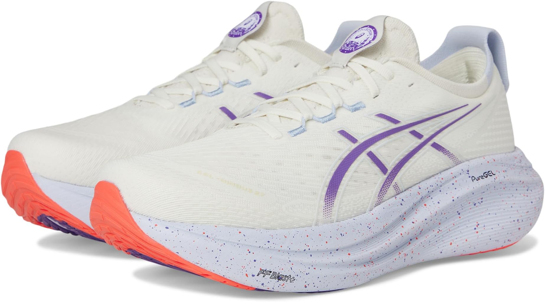 

Кроссовки ASICS Men's Gel-nimbus 27 Tokyo, Cream/Edo Purple