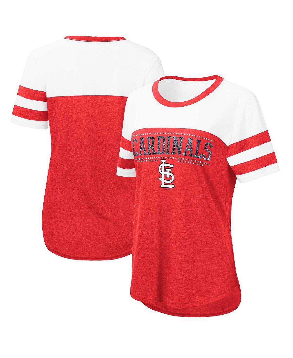 

Женская красно-белая футболка St. Louis Cardinals Setter Touch, Красный, Женская красно-белая футболка St. Louis Cardinals Setter Touch