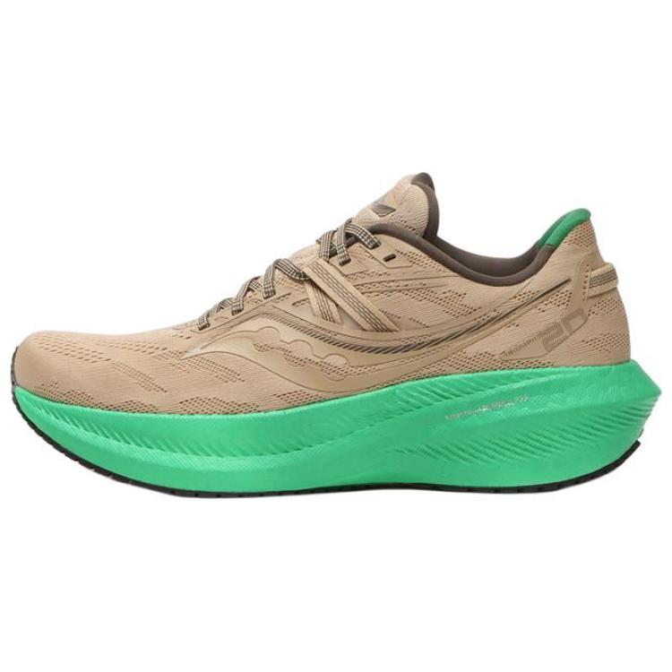 

Saucony Кроссовки Triumph Victory 20 с низким верхом, устойчивые к истиранию и скольжению, мужские, коричневые, зеленые