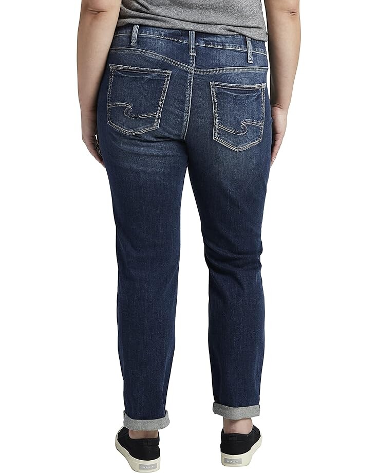 

Джинсы Silver Jeans Co. Plus Size Boyfriend W27101EGX376, индиго