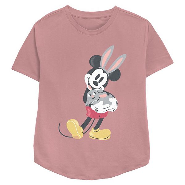

Футболка с принтом Mickey Mouse Easter Bunny, женская, relaxed fit Disney