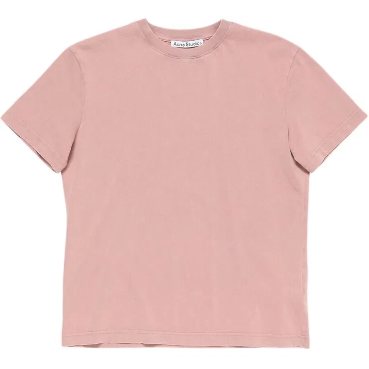 Футболка с патчем-логотипом Acne Studios, Pink
