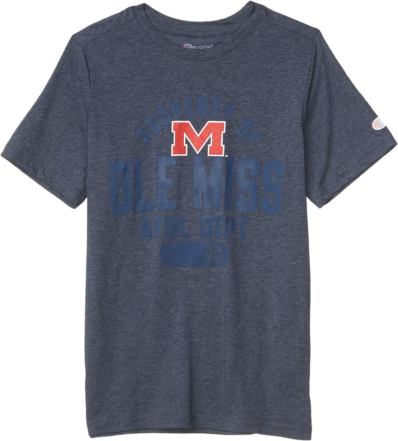 

Футболка Champion College Kids Ole Miss Rebels Field Day Short Sleeve Tee, цвет Marine Midnight Navy