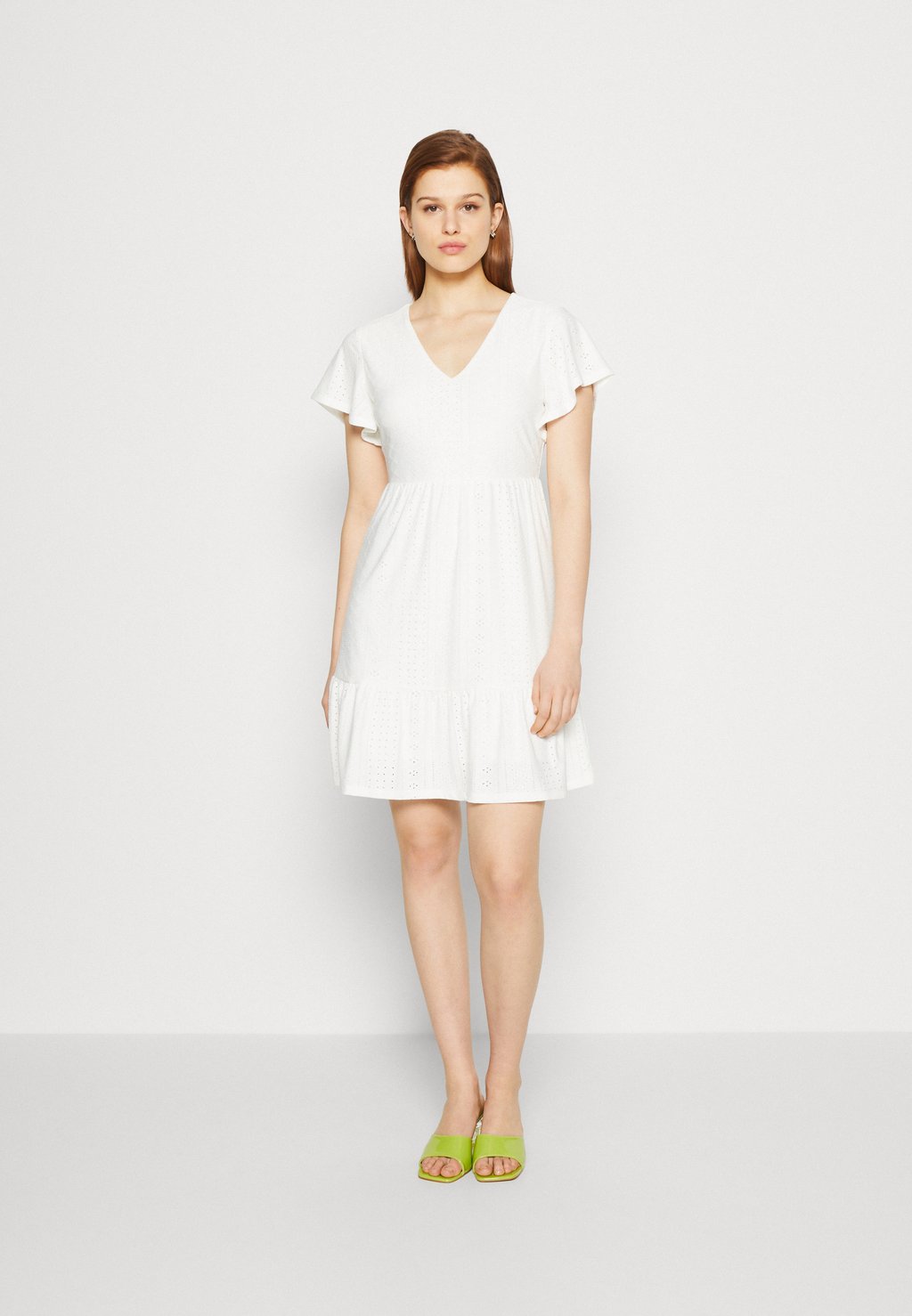 

Повседневное платье ONLSANDRA V-NECK ONLY, кремовый