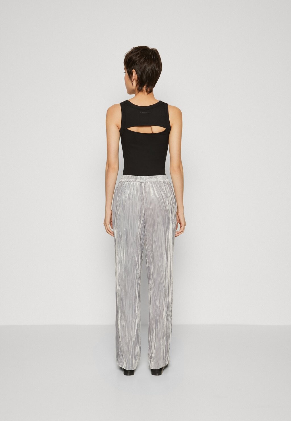 

Брюки SLFWILLOW STRAIGHT Selected Femme, серебристый