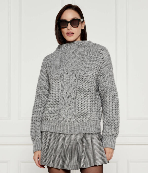 

Свитер Liu Jo Regular Fit с узором, серый