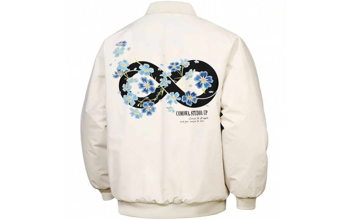 

Пуховик Unisex Baseball Collar Thickened ZIAREL, хаки