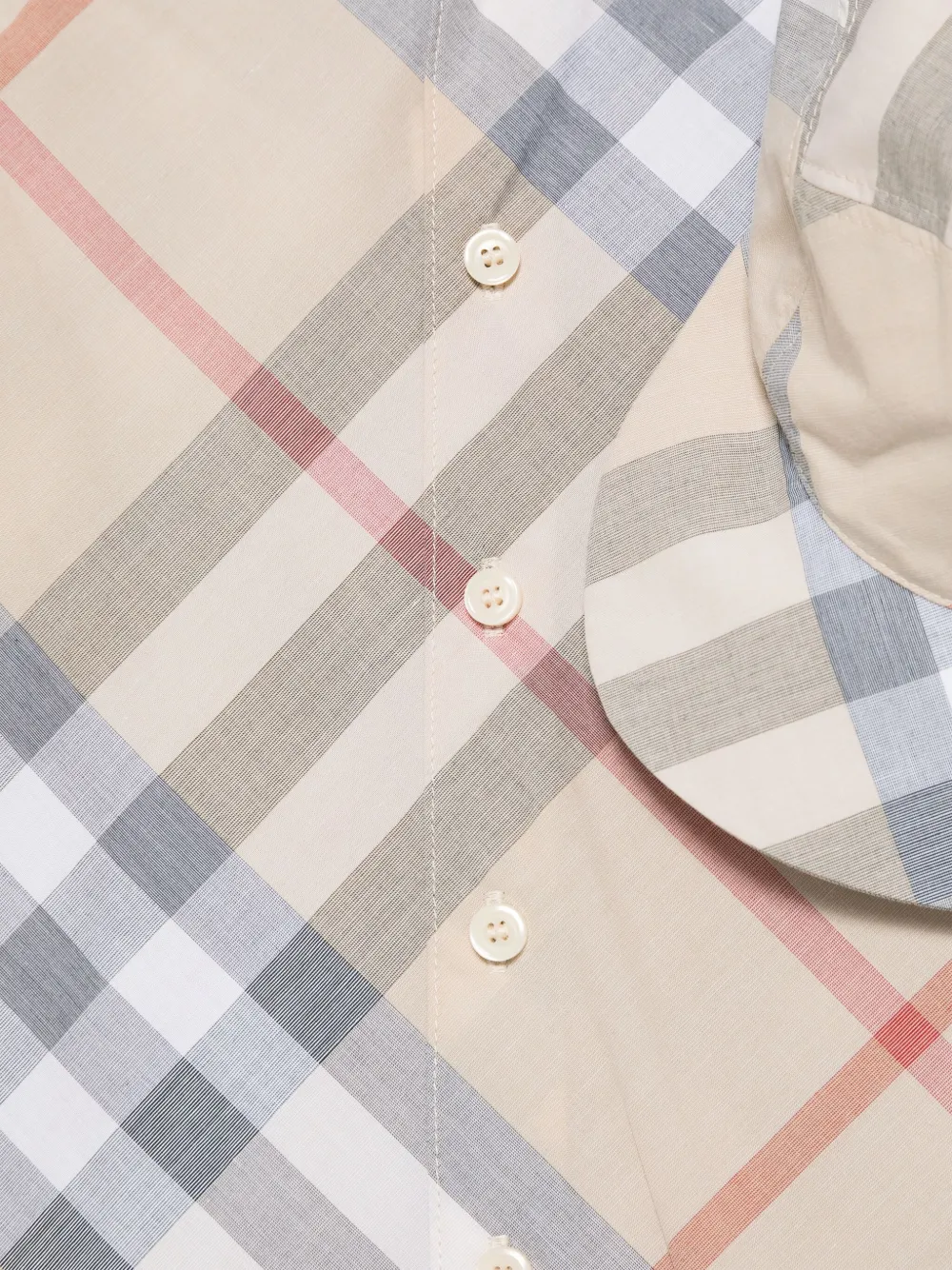 Комплект для новорожденного в клетку Vintage Check BURBERRY KIDS, коричневый — фото 2
