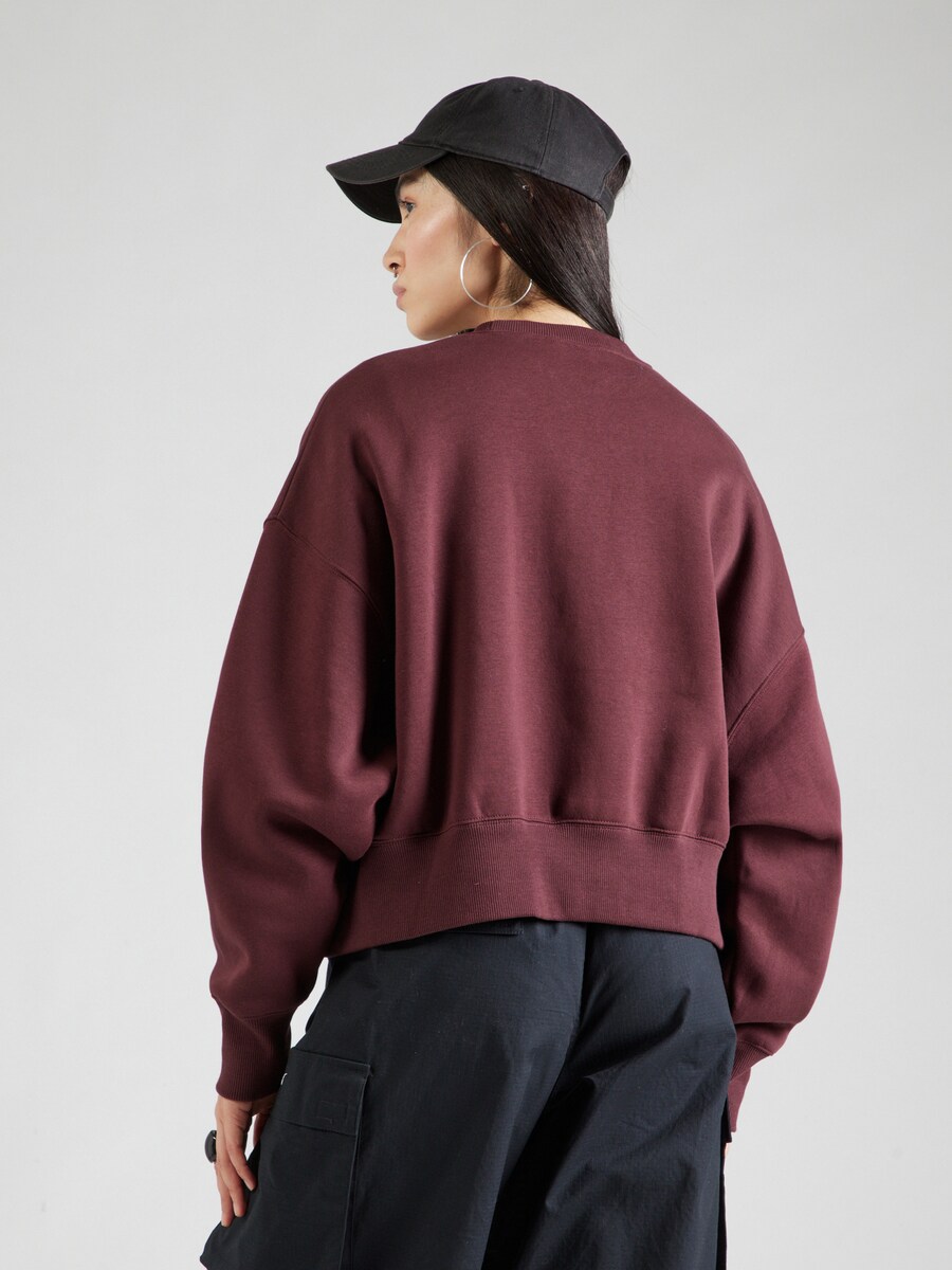 Толстовка Nike Sportswear Phoenix Fleece, Burgundy — фото 4