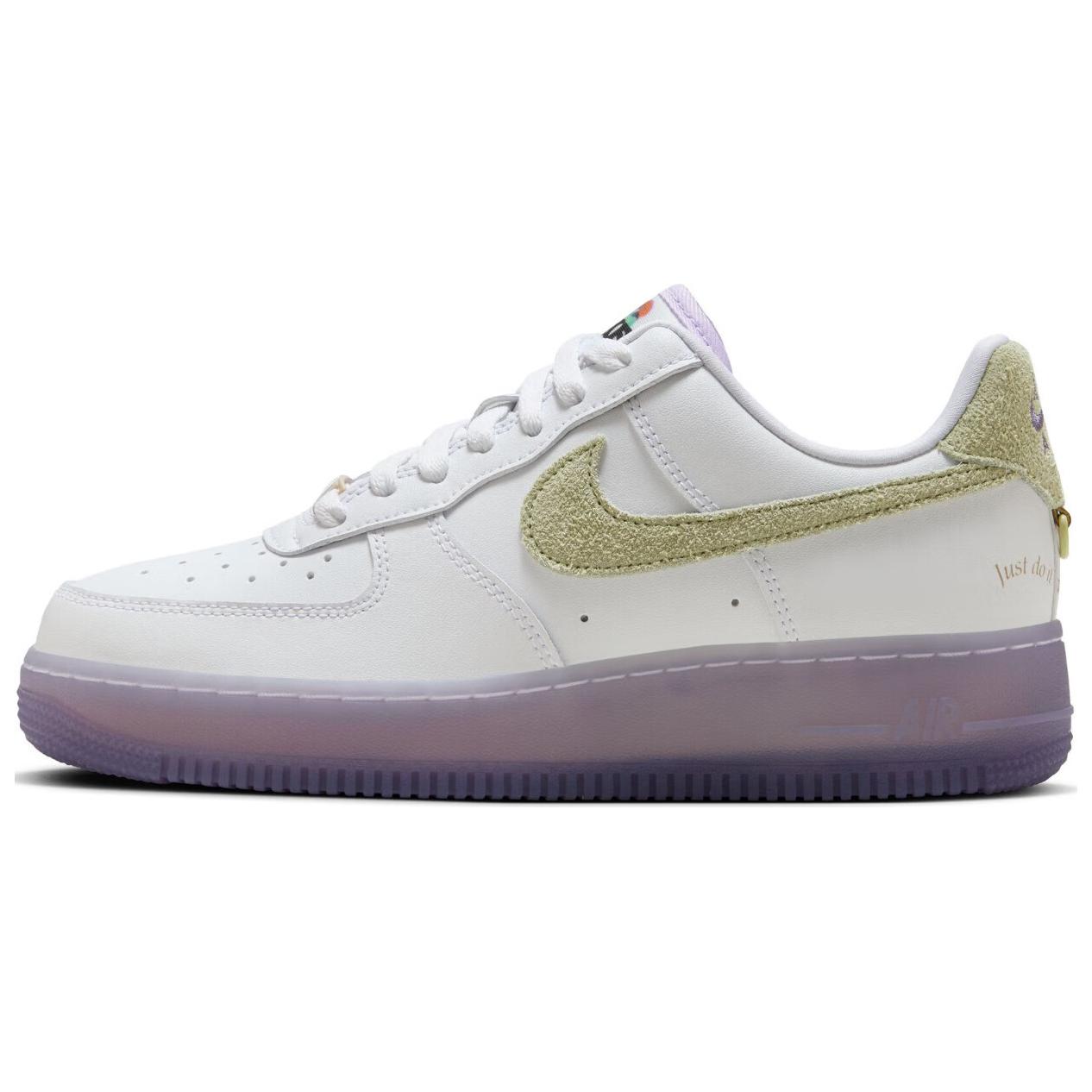 

Кроссовки для скейтбординга Air Force 1 женские с низким верхом серо-фиолетовый Nike