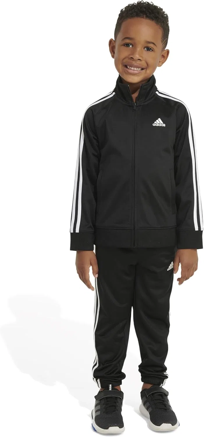 Спортивный костюм для мальчиков adidas, куртка и брюки, Black — фото 3