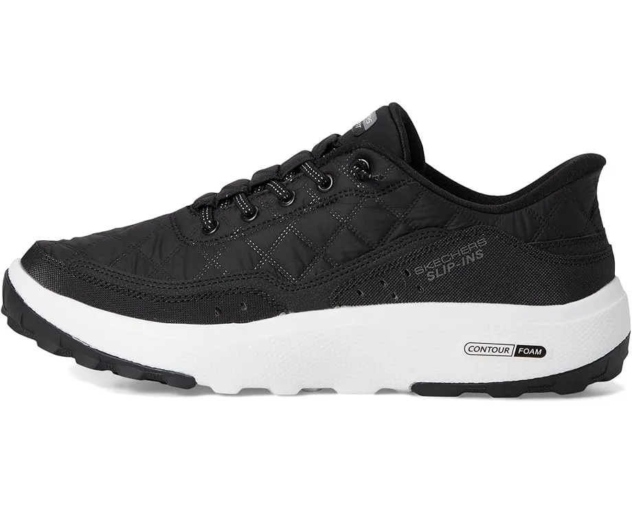 Кроссовки SKECHERS Urban Explore Cozy Fit Hands Free Slip-in, Black/White — фото 4