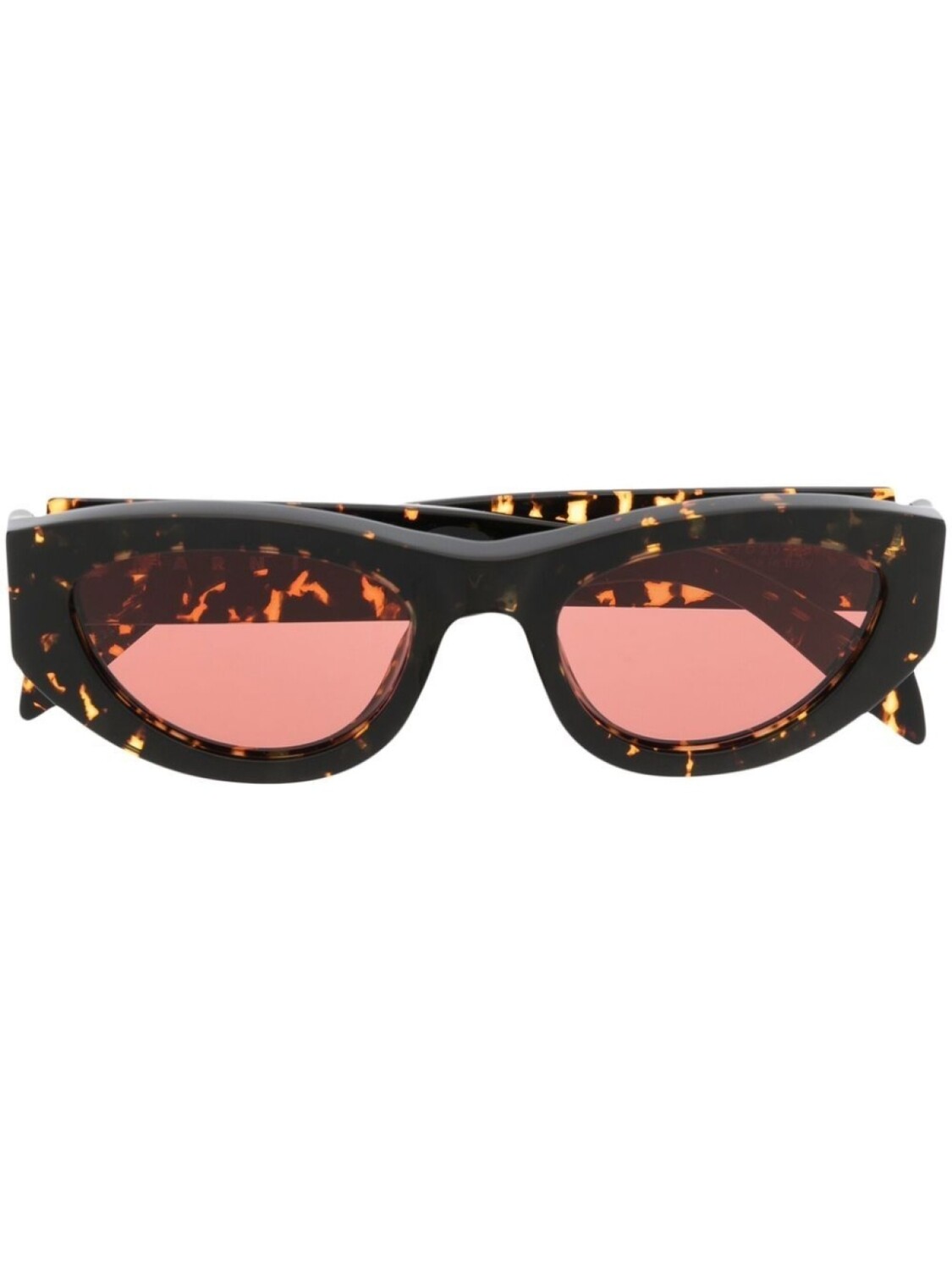 

Marni Eyewear солнцезащитные очки VGO черепаховой расцветки, коричневый
