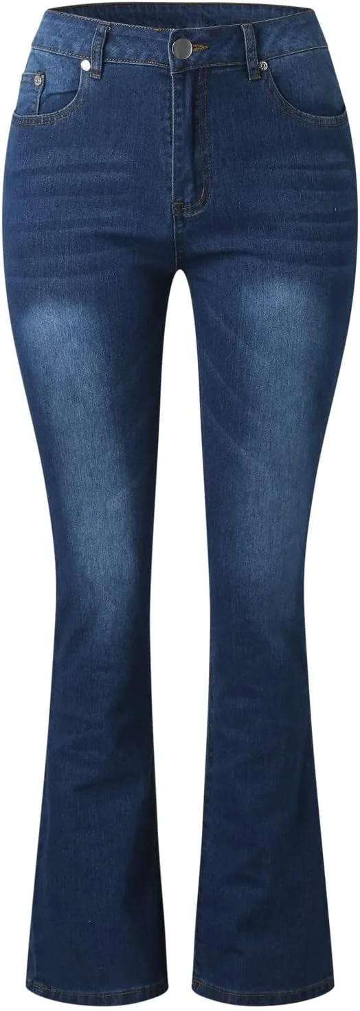 Женские джинсы Casual Flare Pants Middle Waist — фото 2