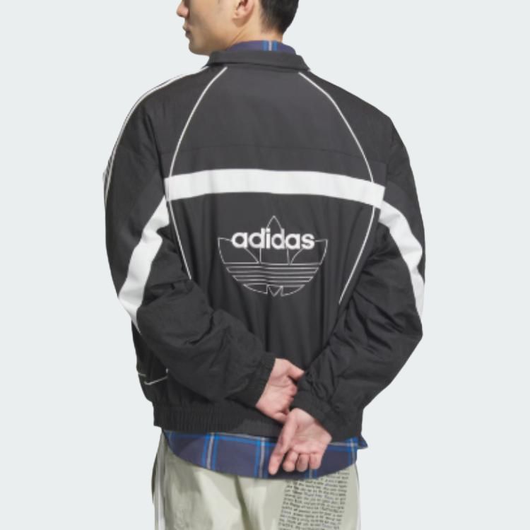 RETRO Куртка Мужская Черная Adidas Originals — фото 4