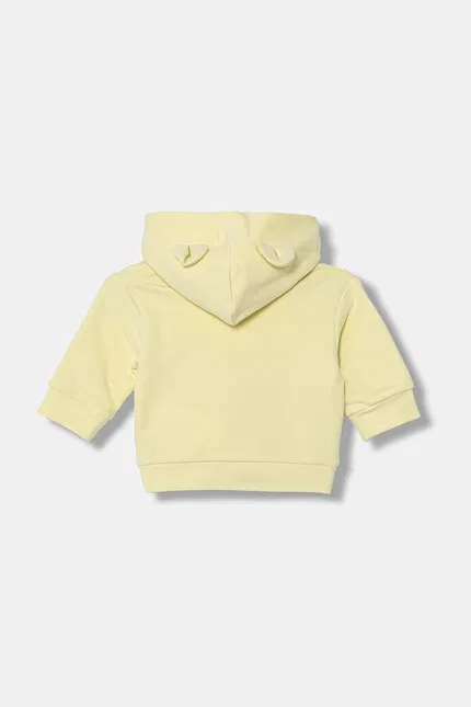 Кофта детская на молнии United Colors of Benetton, желтый — фото 2