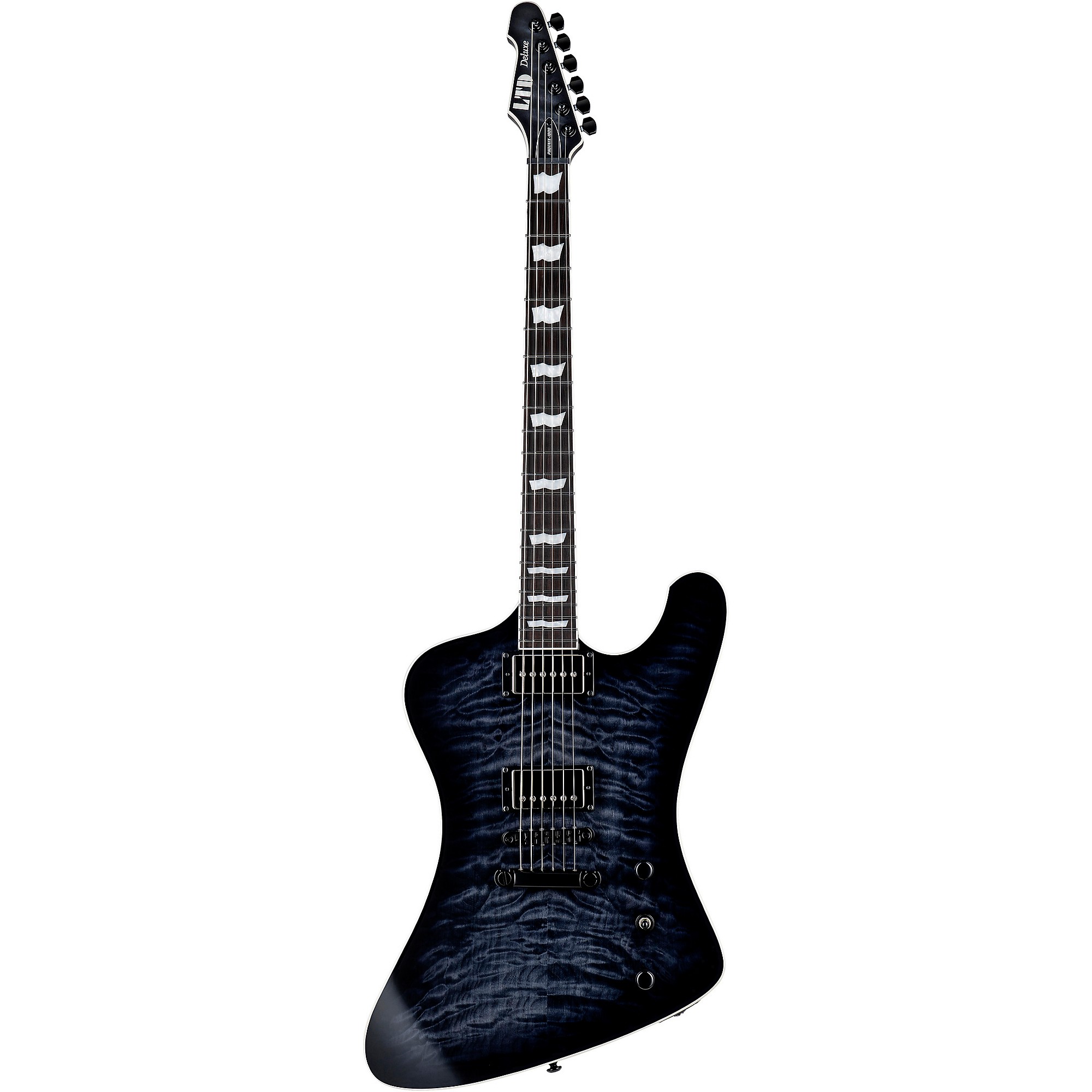 

ESP LTD Phoenix-1000 Электрогитара из стеганого клена See Thru Black Sunburst