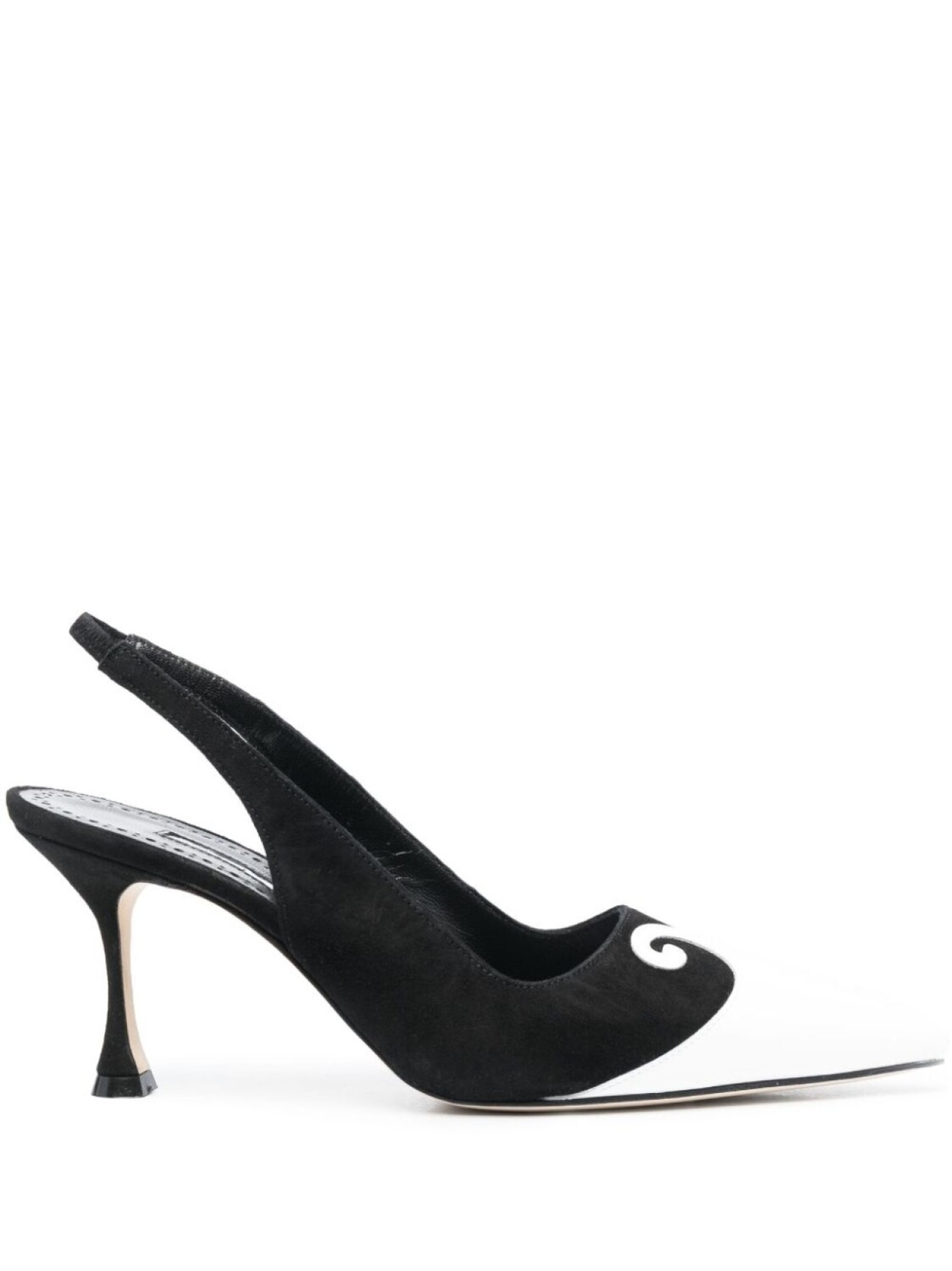 

Manolo Blahnik туфли Zaboru 75 с ремешком на пятке, черный