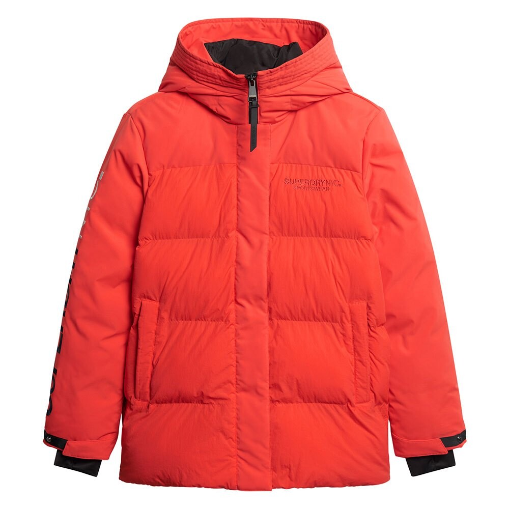 

Парка Superdry City Padded Hooded Wind, красный