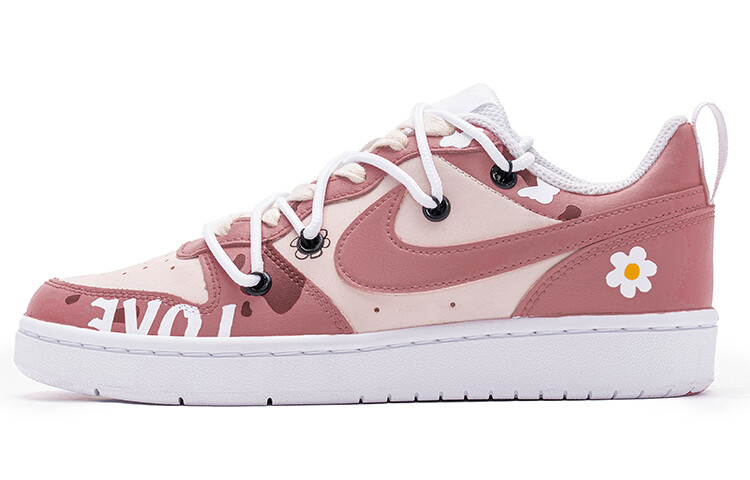 

Кроссовки Nike Court Borough Series Skateboard Shoes Women's Low-Top Dirty Pink