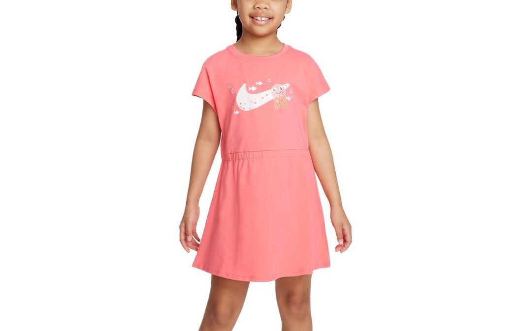 

Детское платье Nike, кораллово-красный