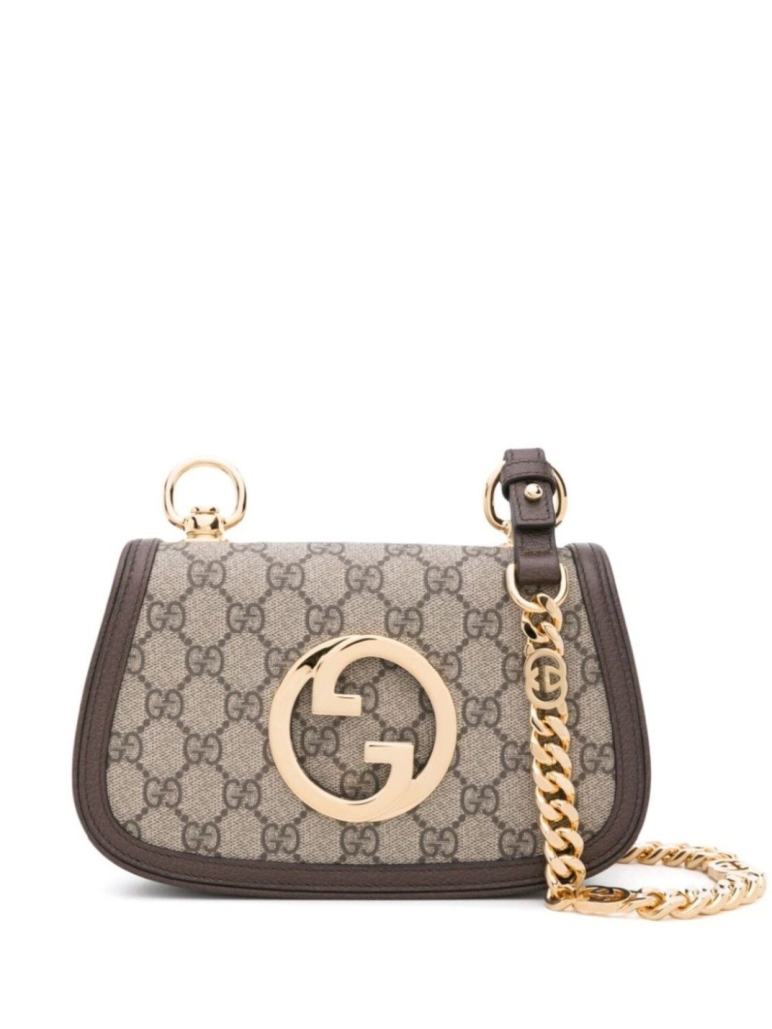 

Мини-сумка на плечо Gucci Blondie, нейтральный цвет