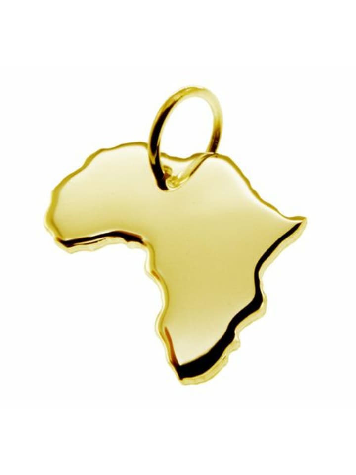 

Schmuckador Кулон в виде карты Африки из цельного желтого золота 333 пробы