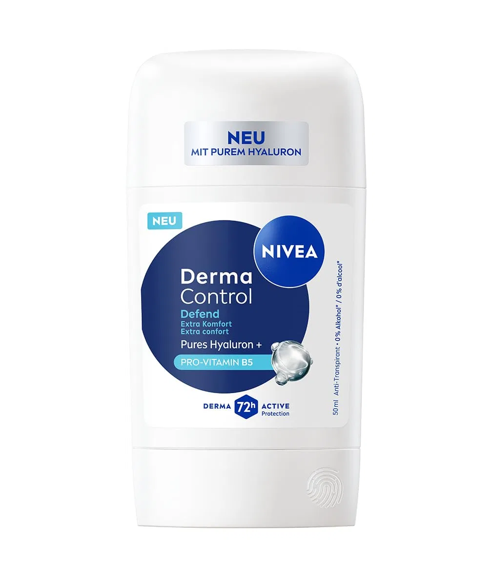 Дезодорант-стик NIVEA Derma Control Defend с гиалуроном и провитамином B5, 72 часа защиты, 50 мл Nivea — фото 2