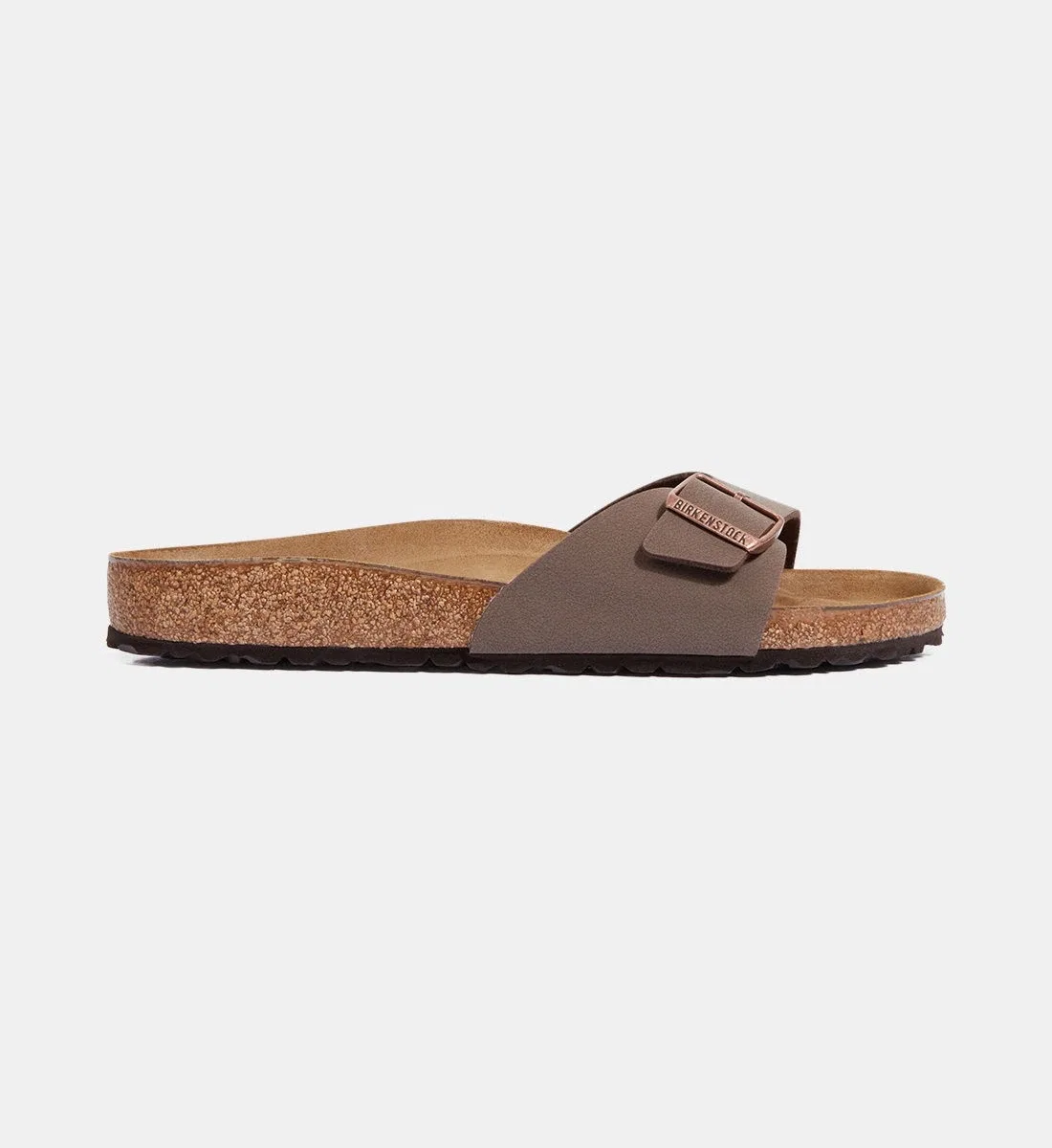 Сандалии плоскостопие Madrid 1 кожа BIRKENSTOCK, коричневый