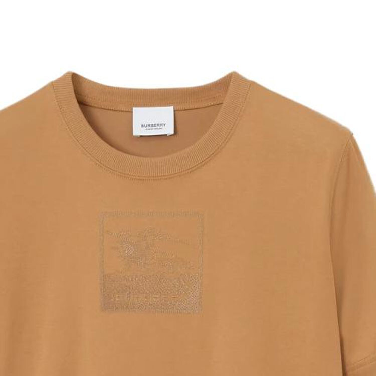 Футболка Burberry, женская, кэмел — фото 4