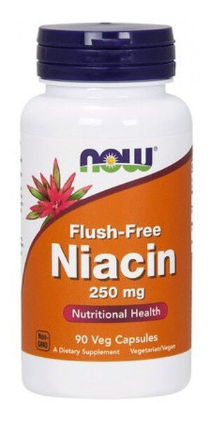 

Now Foods, Now Niacyna Flush Без ниацина, Биологически активная добавка, 90 капсул