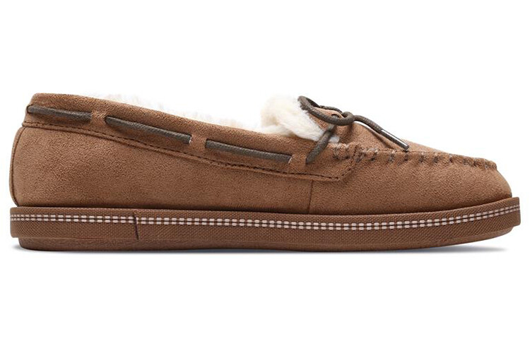 Туфли женские с низким верхом, каштановые Skechers — фото 2