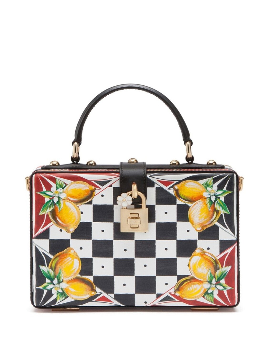

Dolce & Gabbana сумка-тоут Dolce Box с принтом Carretto, белый