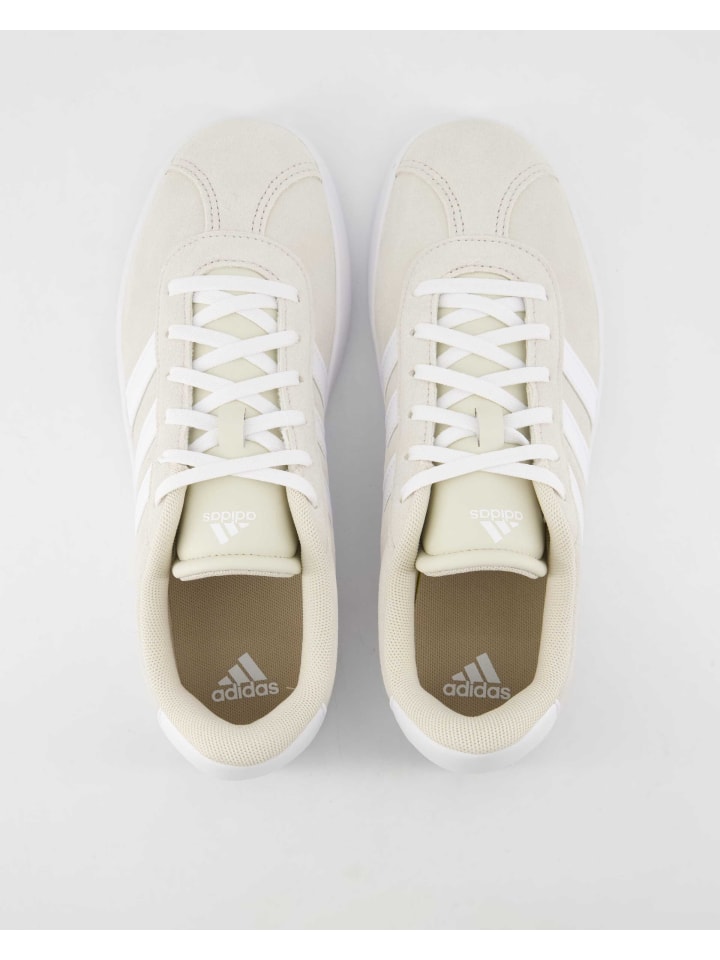 Кроссовки на шнуровке adidas, бежевый — фото 4