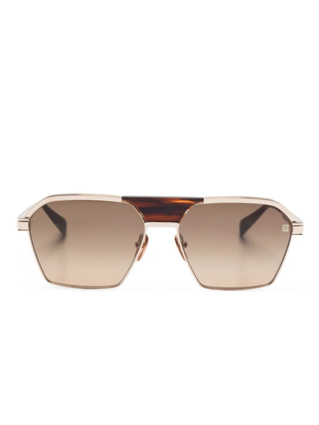 

Солнцезащитные очки-пилоты Balmain Eyewear, золотой