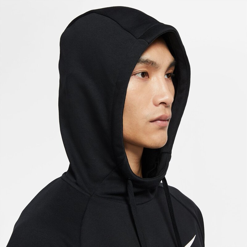 Hooded sweatshirt m nk df hdie po swsh Nike, черный — фото 4
