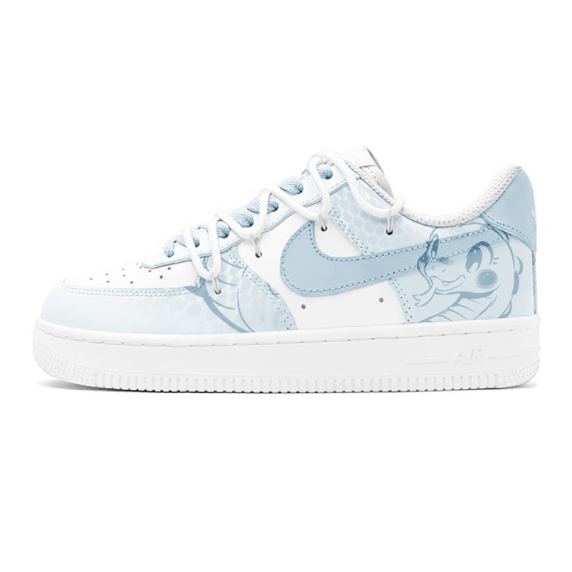 

Nike Детские кроссовки для скейтбординга Air Force 1 с противоскользящей подошвой, износостойкие, синие, для подростков