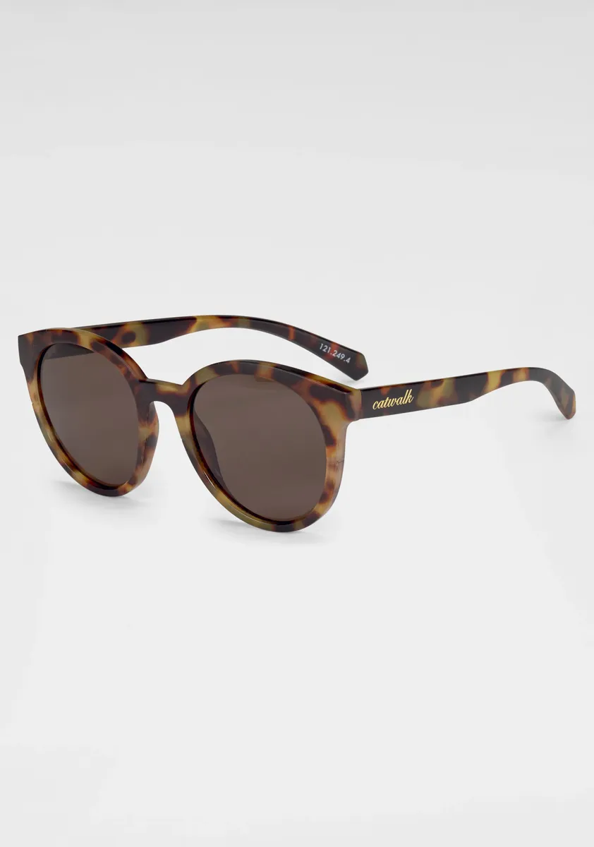 

Подиумные солнцезащитные очки, женские солнцезащитные очки Catwalk Eyewear, коричневый
