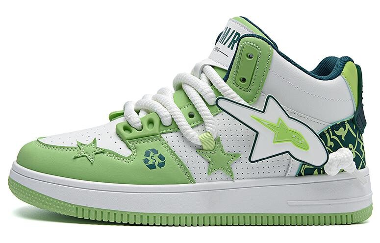 

Кроссовки SEMIR Skateboarding Shoes Men Mid-top, белый/черный