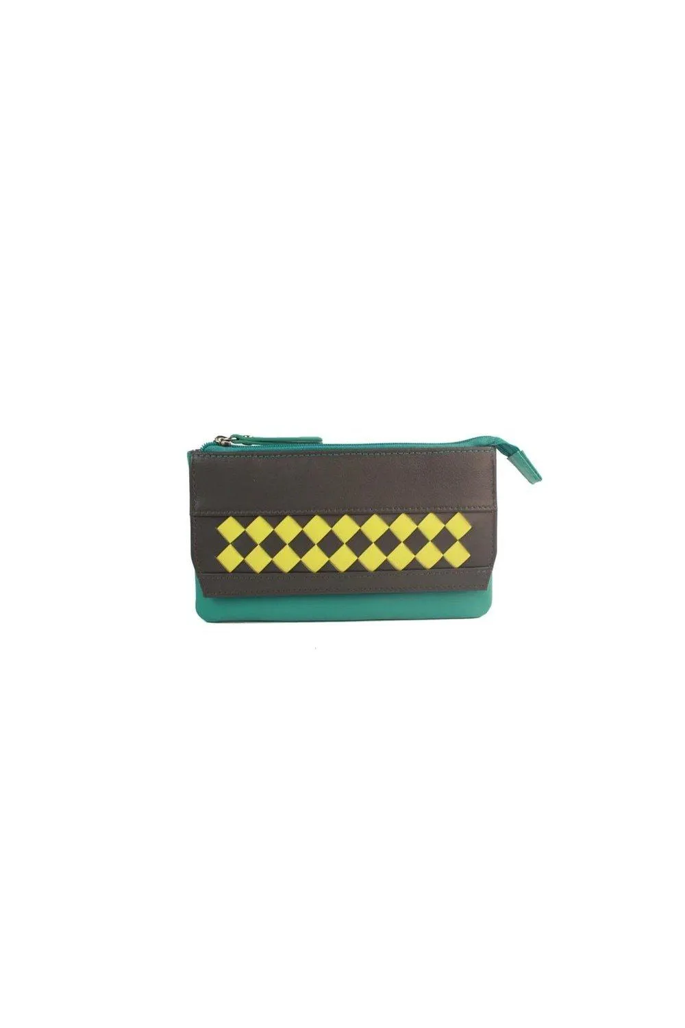 

Кожаный кошелек Lillian Diamond Eastern Counties Leather, зеленый