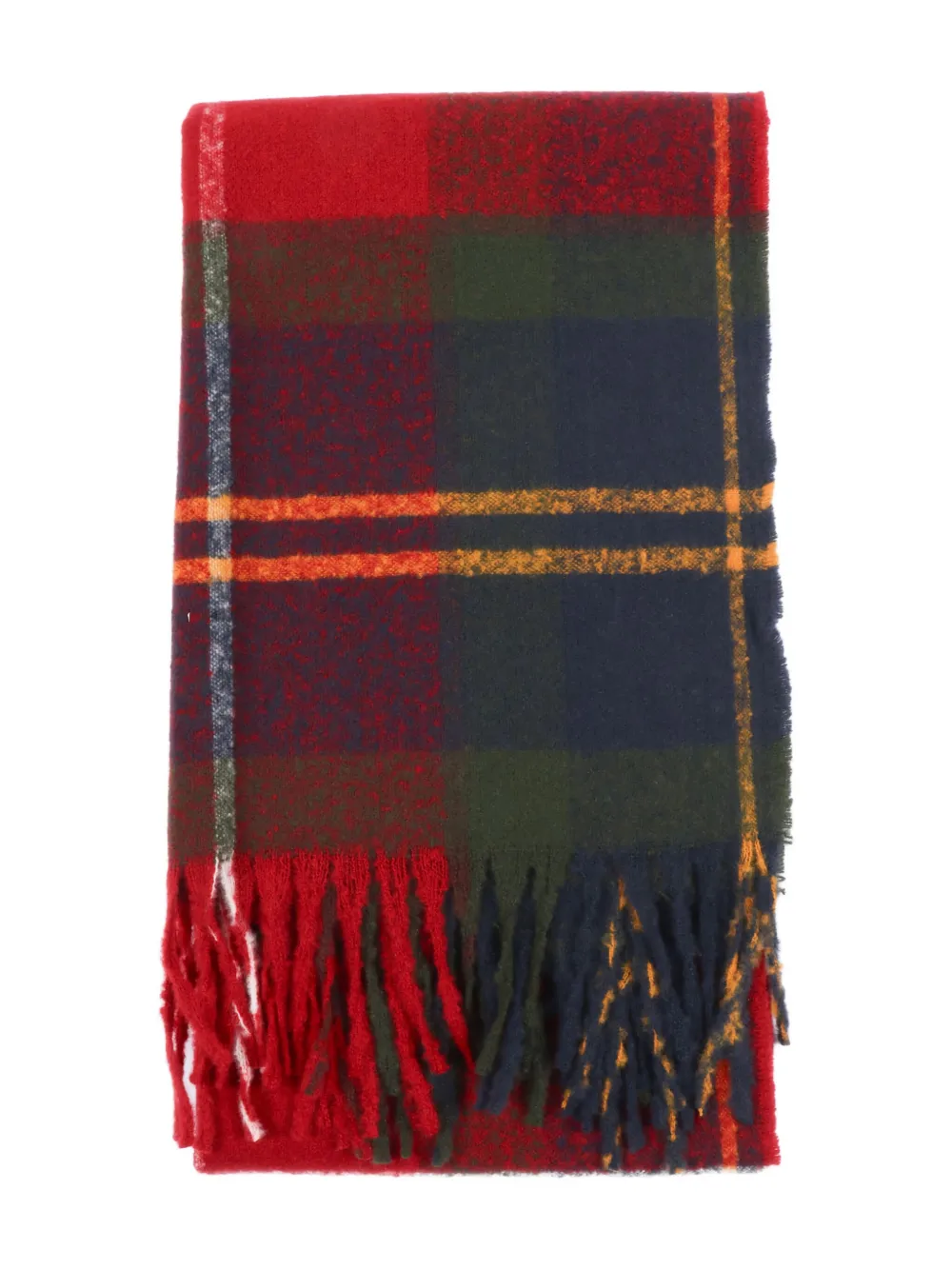 

Шарф Deanna с бахромой и тартановой клеткой Barbour, красный