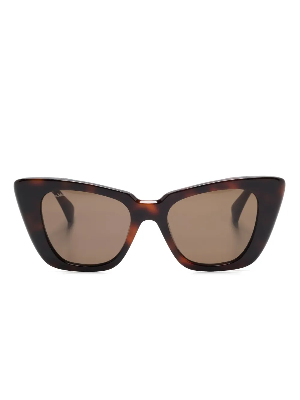 

Солнцезащитные очки в оправе 'кошачий глаз' Max Mara Eyewear, коричневый