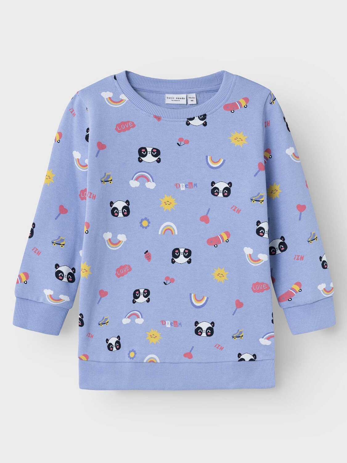

Блуза Name It Туника NMFVERONIKA LS SWE TUNIC UNB, разноцветный