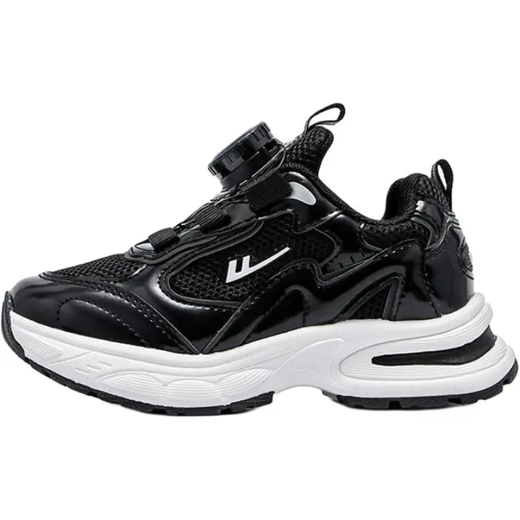 

WARRIOR Slip Resistant Abrasion Resistant Low top детские кроссовки для бега Black Kids'