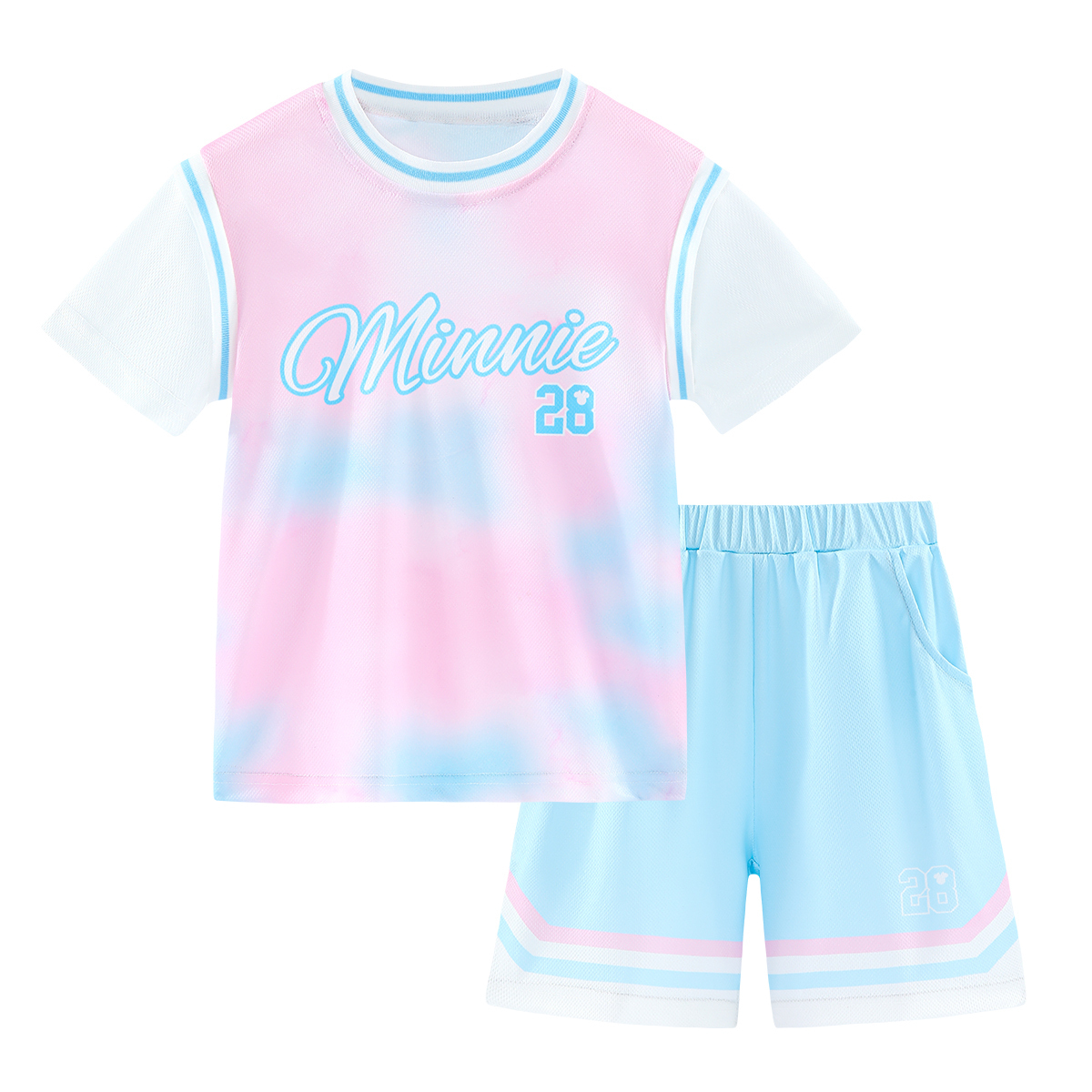 

Disney Повседневная спортивная одежда Pink Blue для детей 3-7 лет