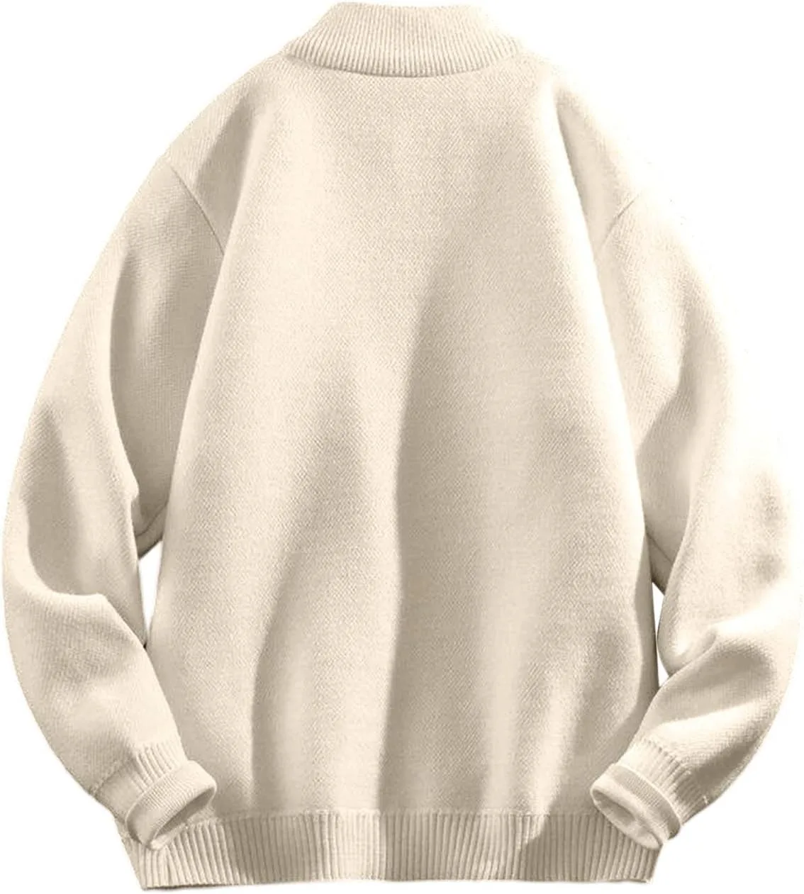 

Мужской полу-зип свитер с воротником-стойкой, свободный, с длинными рукавами, утепленный флисом Cambkatl